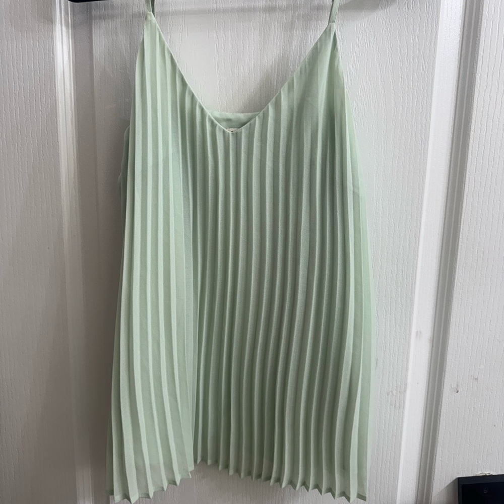 Brand New A New Day Light Green Cami Top